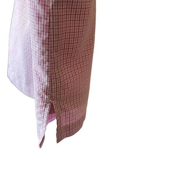 Greg Norman Skort Play Dry Moisture Wicking Pink Gingham Size 10 - Picture 10 of 13